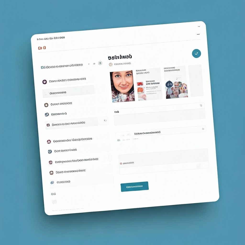 Dashboard de micontenido mostrando calendario visual